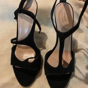 Polo by Ralph Lauren Black Suede Heels